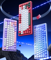 LEOBOG Hi8 SE Tri-mode Aluminium Clavier de jeu mécanique Hot-Swap Clavier personnalisé RGB rétro-éclairé pour Win Mac PC