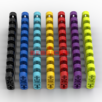 Pièces de construction BEBRICKS Série 6632 Technical Liftarm Thin 1x3 avec trous d'axe, briques de construction pour voitures RC