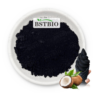 BSTBIO Prix au kg en vrac Pigment noir de carbone végétal activé E153 Poudre de coque de noix de coco - Product Image 1