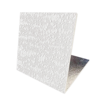Plaque de plafond en gypse stratifié PVC moderne 600x600mm, imperméable et ignifuge, design en grille pour diverses décorations