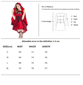 Disfraz <span class=keywords><strong>de</strong></span> <span class=keywords><strong>Caperucita</strong></span> <span class=keywords><strong>Roja</strong></span>, disfraz <span class=keywords><strong>de</strong></span> fantasía <span class=keywords><strong>de</strong></span> Halloween, disfraz <span class=keywords><strong>de</strong></span> <span class=keywords><strong>cuento</strong></span> <span class=keywords><strong>de</strong></span> <span class=keywords><strong>hadas</strong></span> para fiesta, traje <span class=keywords><strong>de</strong></span> Cosplay para mujeres adultas - Product Image 6