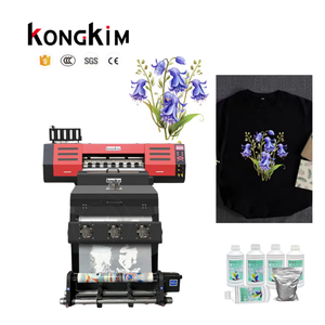 Kongkim I3200 Equipaje 60cm Gran Formato Sublimación Textil Camiseta Dtf Roll to Roll Máquina <span class=keywords><strong>de</strong></span> Impresión Teléfono Wifi DTF Impresora - Product Image 1