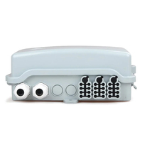 Unionfiber Outdoor IP65 Nap Box Caja de distribución de fibra de 24 puertos Caja FDB 24 Core Caja de terminales montada en la pared