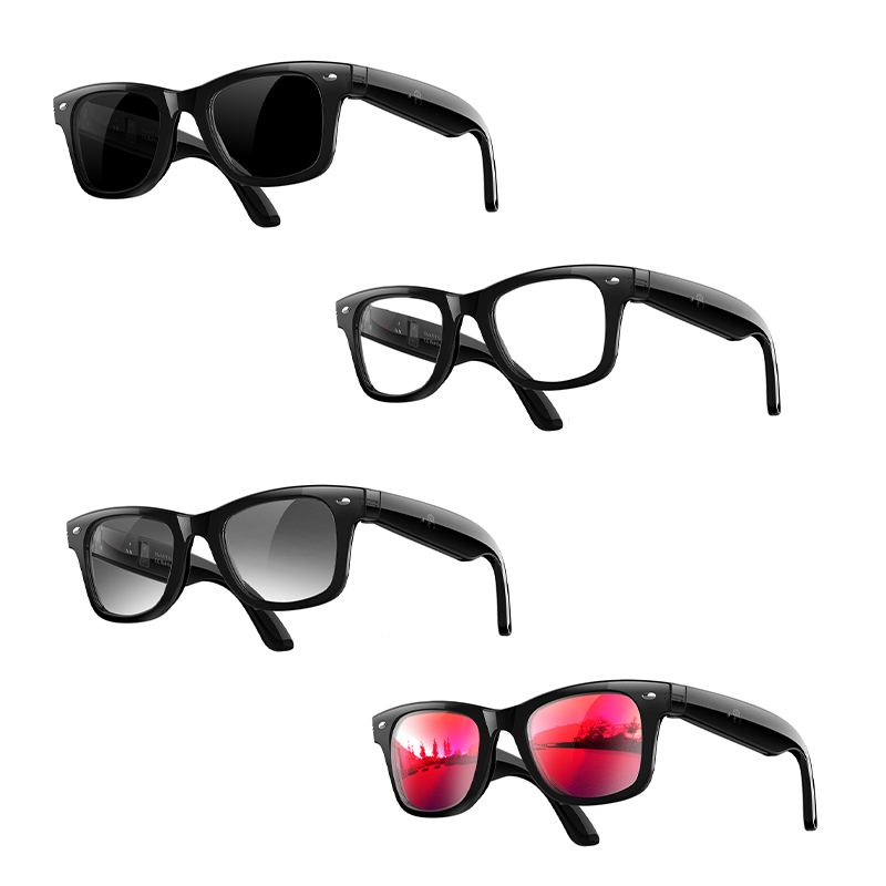 W300 AI Smart Glasses Heart Rate Blood Oxygen Wireless Audio Smart Headset AI Translation Outdoor UV Monitoring Smart Sunglasses