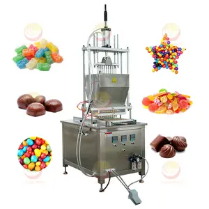 Full Automatic Soft Fruit Jelly Production Fish Shape Die Form Hard Galaxy Lollipop Candy Make Machine