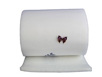 Maille de fil métallique de construction industrielle de qualité moyenne, filtre de plafond en fibre synthétique à 85% d'efficacité, rouleau de pré-filtre pour cabine de peinture