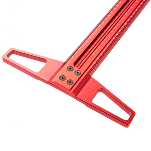 Aluminium legierung T Präzisions markierung lineal Quadrat Holz bearbeitungs werkzeug T Lineal Holz bearbeitungs schreiber - Product Image 4