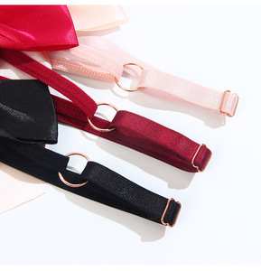 Slip Trasparenti per Ragazze Giovani, <span class=keywords><strong>Perizoma</strong></span> <span class=keywords><strong>a</strong></span> T con <span class=keywords><strong>Fascia</strong></span> Elastica Intrecciata e Logo Personalizzato, Lingerie Sexy - Product Image 5