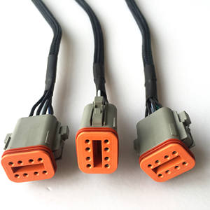 Deutsch DT04-12P DT06-12S車の防水コネクタオスメスプラグ、<span class=keywords><strong>2</strong></span> <span class=keywords><strong>3</strong></span> 4 6 8 12ピンワイヤー15CM22-16AWG自動ワイヤーハーネス - Product Image 5