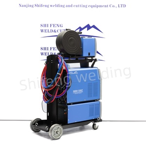 Machine à souder industrielle et portable à double impulsion numérique MIG/MAG/CO2 NBM-500 combinée aluminium haute stabilité - Product Image 4