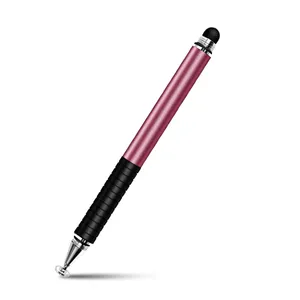 सक्शन कप डुअल टच टैबलेट स्टाइलस पेन टचस्क्रीन एंड्रॉइड चुंबकीय 2-इन-1 धातु कैप्शिटिव स्टाइलस पेन