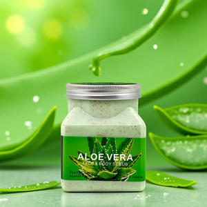 <span class=keywords><strong>Exfoliante</strong></span> Facial y Corporal <span class=keywords><strong>de</strong></span> Aloe Vera Blanqueador y Rejuvenecedor <span class=keywords><strong>de</strong></span> 350g, Marca Privada al por Mayor, ODM/OEM - Product Image 1