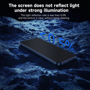9H Hardness 3D AR Anti Fingerprint Tempered Glass 0.4mm Bubble Free Screen Protector for Phone 15 Pro Max - Product Image 3