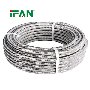 Tuyau ondulé en acier inoxydable IFAN 304 de 20 à 60 cm pour la connexion des chauffe-eau et des cuisinières à gaz - Product Image 1