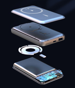 Sạc dự phòng không dây từ tính Qi CE FCC RoHS 10000mAh - Product Image 2