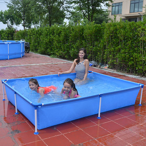 <span class=keywords><strong>Piscine</strong></span> <span class=keywords><strong>rectangulaire</strong></span> à cadre en acier, piscines <span class=keywords><strong>hors</strong></span> <span class=keywords><strong>sol</strong></span> bon marché - Product Image 3