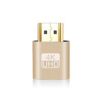 Émulateur de signal vidéo 4K UHD pour affichage virtuel, adaptateur de simulation d'écran sans tête (Ghost Plug) avec boîtier métallique
