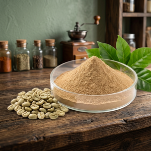 Extrait de café vert en poudre (60%) - Extrait de graines de Coffea Canephora - Extrait à base de plantes soluble dans l'eau - Pour compléments alimentaires et aliments santé - Product Image 3