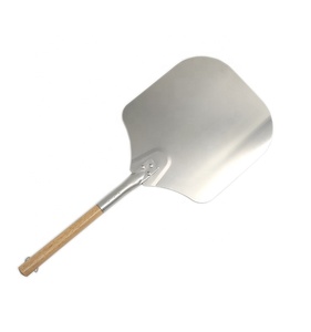 Pelle à pizza en acier inoxydable de qualité supérieure à long manche carré en <span class=keywords><strong>bois</strong></span> <span class=keywords><strong>ustensile</strong></span> de coupe <span class=keywords><strong>pour</strong></span> <span class=keywords><strong>four</strong></span> à pizza boîte d'emballage à multiples facettes - Product Image 3
