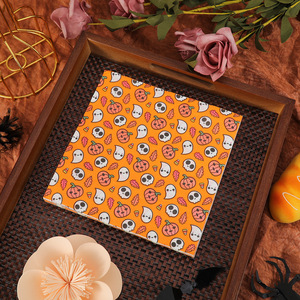 Halloween Party Special Pumpkin Napkins - Virgin Wood <b>Pulp</b> Portable Pack - Cloud-like Skin-friendly Paper - Product Image 4