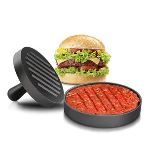 Prensa antiadherente para hamburguesas, sin BPA, para parrilla de barbacoa