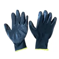 La fabbrica di guanti in Nitrile vende direttamente guanti da lavoro rivestiti con palmo in Nitrile di Nylon lavorato a maglia calibro 13 per la costruzione