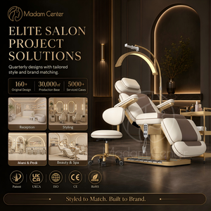 Table de soin électrique Madamcenter pour esthéticienne, <span class=keywords><strong>lit</strong></span> de beauté inclinable, table de cosmétologie, <span class=keywords><strong>lit</strong></span> de soin médical électrique pour spa - Product Image 1
