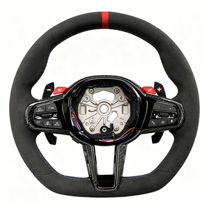 Volante Deportivo de Fibra de Carbono con Botones M1 M2 Personalizados Estilo LCI Plug-and-Play y Levas de Cambio de Fibra de Carbono para BMW G20 G30 G8X F9X - Product Image 1