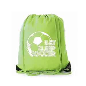 Sac fourre-tout en non-tissé avec cordon de serrage, en polyester, motif lettres, pour les magasins et les détaillants (vente en gros) - Product Image 3