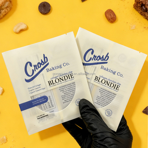 Recycled Custom Printed Ziplock Bag PE Mylar Stand up Pouch With Zipper Food Packaging Cookies Candy Biscuit <b>Nut</b> Bag - Product Image 2