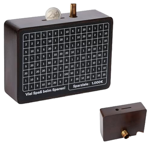 Salvadanaio in Legno Durevole di Alta Qualità per Uso Domestico, Conservazione Monete, Risparmio <span class=keywords><strong>e</strong></span> Regali - Product Image 1