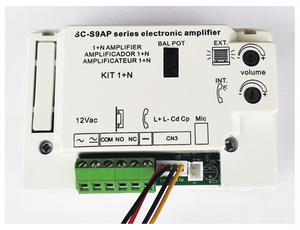 <span class=keywords><strong>Interphone</strong></span> audio <span class=keywords><strong>moderne</strong></span> 4 boutons poussoirs Panneau de porte pour une sécurité haut de gamme avec transmission vocale claire et module d'isolation du signal - Product Image 2