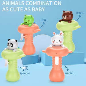 QS nouveauté enfants Mini été plage jouet en plastique <span class=keywords><strong>4</strong></span> Style Animal extérieur petite taille pistolet à eau jouets pour enfants cadeau drôle - Product Image 3