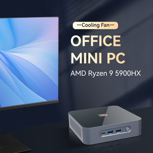 كمبيوتر صغير من نوع AMD مخصص للألعاب ويحمل ذاكرة وصول عشوائي سعة 16 جيجابايت ومحرك أقراص ثابتة M.2 ويعمل بنظام التشغيل Win10 معالج بيانات عالي الدقة DP TYPE-C ومروحة تبريد ومكتب وكمبيوتر من نوع HTPC مناسب للاستخدام المنزلي - Product Image 2