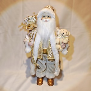 Figurine de Père Noël prête à être exposée, de 18 à 34 pouces, multicolore, décoration de Noël pour les fêtes - Product Image 2