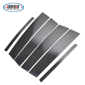 Sợi Carbon Bên Ngoài Trims Phù Hợp Cho Infiniti Q50 2015 + Thêm Trên Phong Cách Carbon B-Trụ Cột - Product Image 4