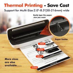 Impresora Térmica Portátil Luck Jingle L82 A4, Certificación FCC BSCI CE, Impresión sin Tinta, Etiquetas de 2-8 Pulgadas, Servicio Personalizado de Fábrica - Product Image 4