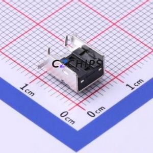TS-1034-A1B3-D2 Tactile Switch SMD Switch Single Pole Single Throw Round Button 2.5N Horizontal Mount - Product Image 2
