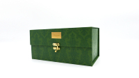 Boîte cadeau de luxe en gros, vide, noir mat, en carton rigide, avec doublure en éponge, recyclable, écologique, gaufrage personnalisable