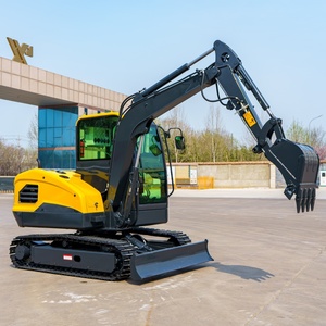 Mini-excavatrices hydrauliques de type chenilles de haute qualité de 4 tonnes et 3,5 tonnes avec cabine climatisée - Product Image 3