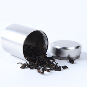Boîtes en aluminium rondes personnalisées de qualité alimentaire pour thé, café, matcha – Pots et boîtes vides - Product Image 2