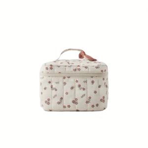 Cute Cosmetic <b>Bag</b> for Women Girls, Floral Toiletry <b>Bag</b> Travel Make up Organizer <b>Bag</b> - Product Image 1