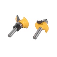 Double Roman OGEE Stile and Rail Set Router Bit Fraise à bois pour fraise à bois Fraise à face en carbure