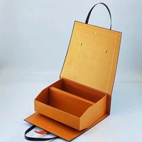 Boîte à outils capillaires portable haut de gamme en carton – Emballage personnalisé imprimé avec poignée pour sèche-cheveux et kits de coiffure – Coffret cadeau