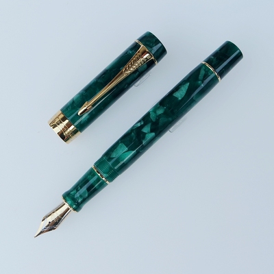 Jinhao 100 роскошный новый дизайн акриловая смола лучшие продажи необычные Кристальные синие чернила авторучка