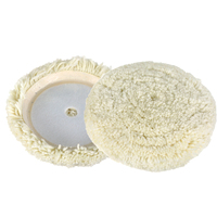 Tampon de polissage et de cirage en feutre 100% laine d'Australie, fibres douces, pour polissage intensif, pour peinture automobile, verre et meubles