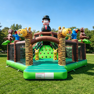 Castillo Inflable WINSUN con Pared de Escalada, PVC, Certificado CE, Logotipo Personalizado, para Fiestas Infantiles, Alquiler para Exteriores - Product Image 1