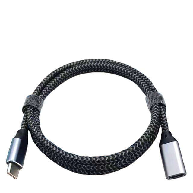 Right Angle 5A Fast Charging Type-C Male Female USB C Extension Cable for Printer IOS Devices Computers PD Compatible Data Cable