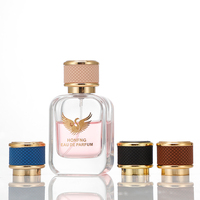 Botol Parfum Mewah 50ml Model Crimp Neck Persegi, Botol Parfum Custom Logo Mewah Dengan Kemasan Kotak