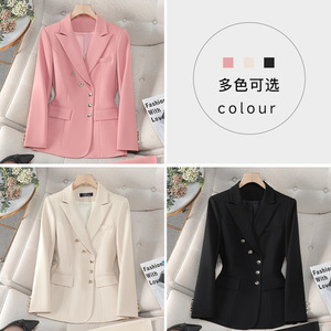 Women's Professional Suit Set Full Sleeve Polyester Anti-Wrinkle Office Lady Spring Formal Workwear - Product Image 3